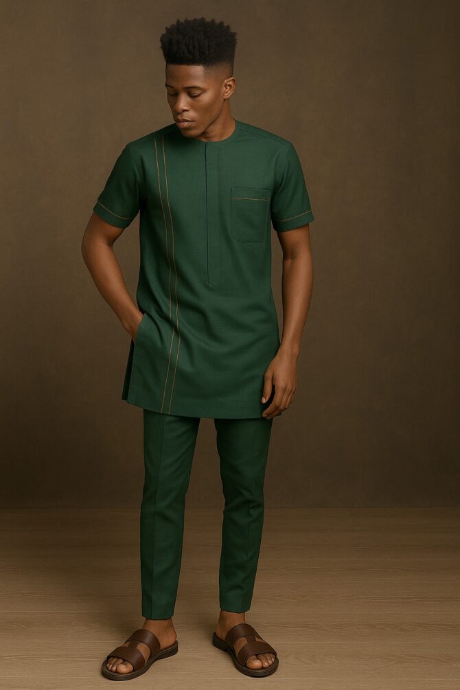 Kaftan  top and down (short sleeves)